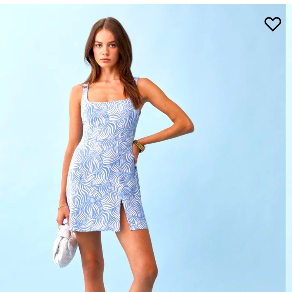 Reformation Noha Dress in Splash. Size 4. Worn once.